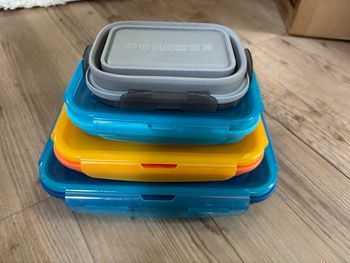 Lot de 4 boîtes alimentaires pliantes