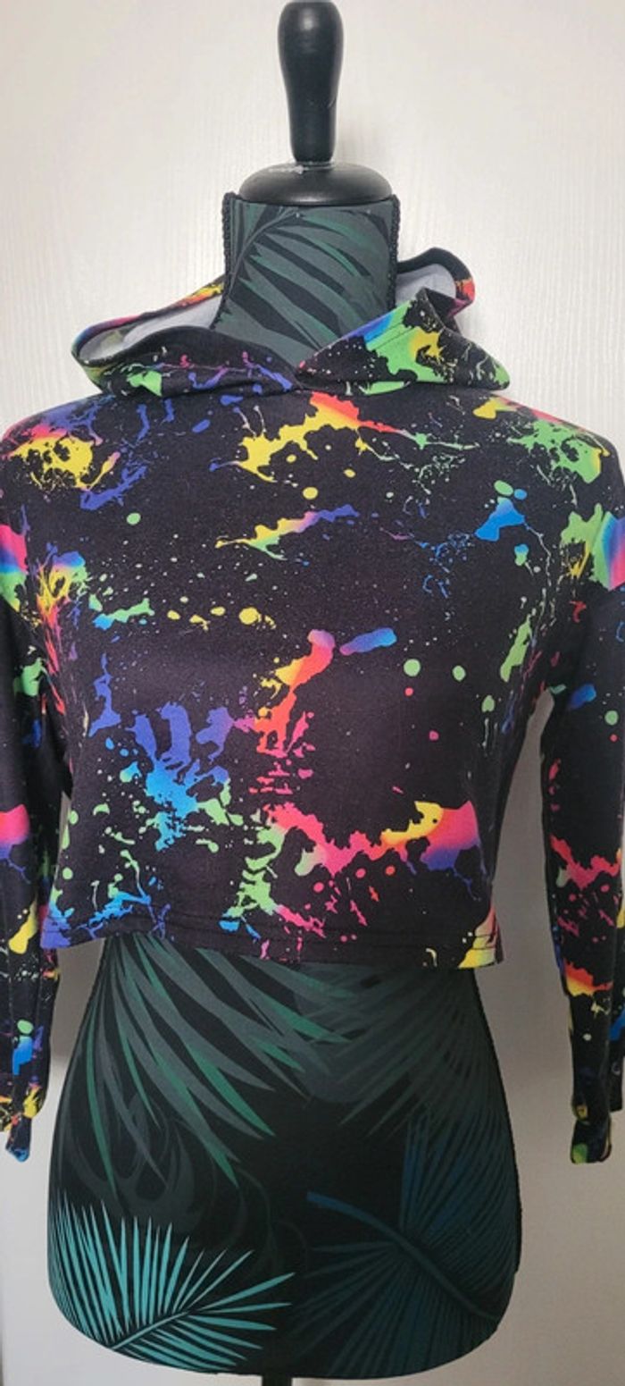Sweat crop top 10 ans - photo numéro 5