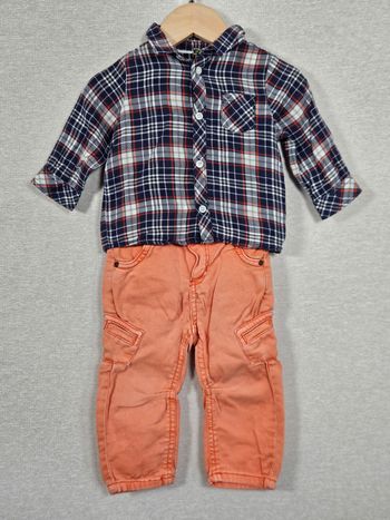 Ensemble 2 pièce chemise + pantalon tape à l'œil 9 mois 71 cm 