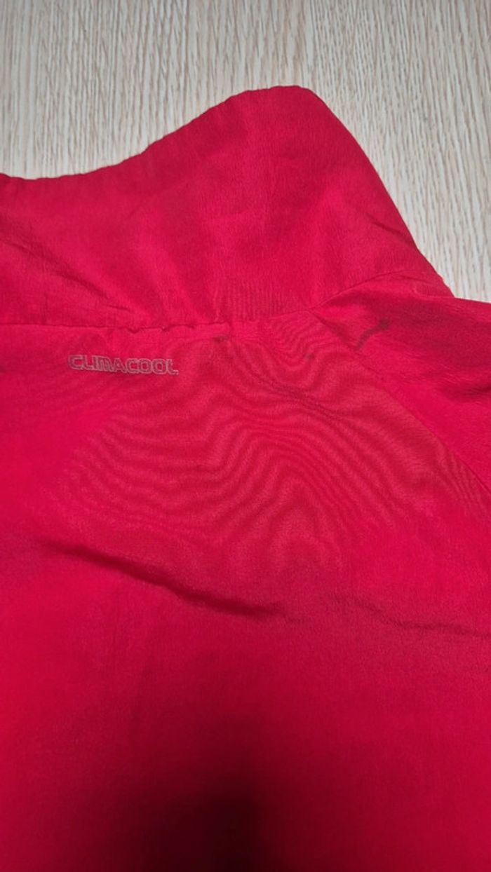 Veste Adidas zippée climat 365 rouge - photo numéro 7