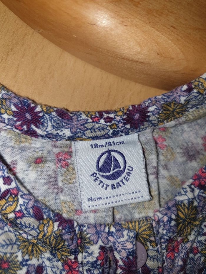Tunique fleuri Petit Bateau 18 mois - photo numéro 4