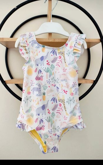 36 mois 3 ans maillot de bain tape a l'oeil ( étiquette coupée)