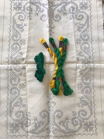 Kit broderie pour napperon