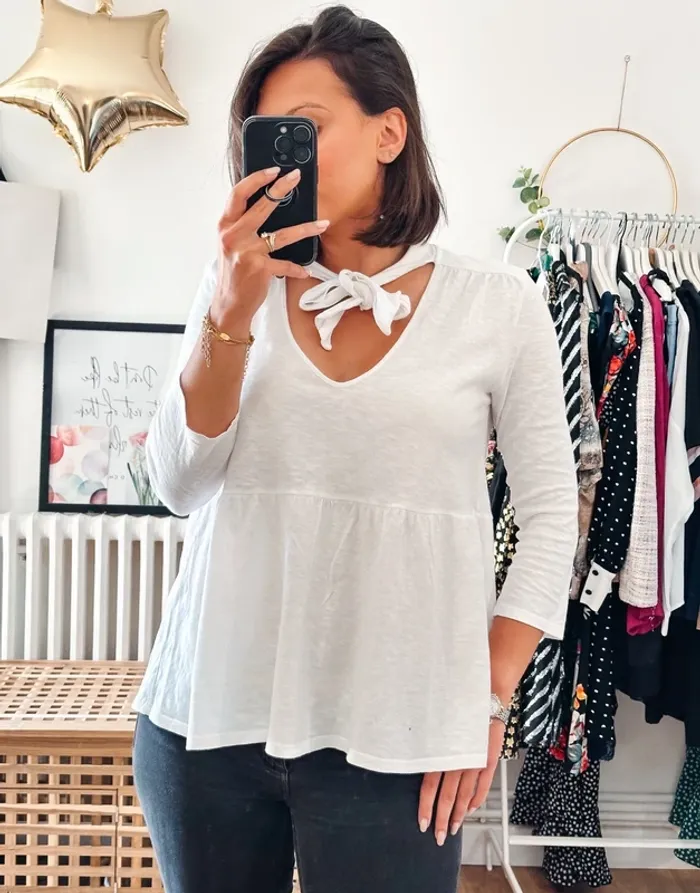 Blouse Ba&sh blanche taille 36