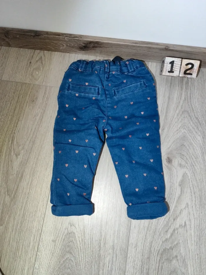 Pantalon jeans épais. 12 mois - photo numéro 7
