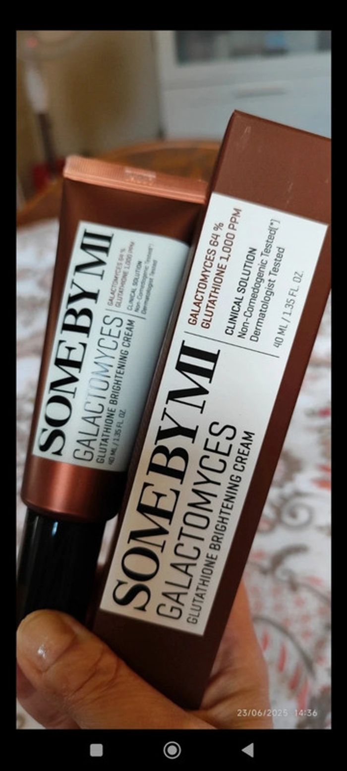 Kbeauty Some By Mi Crème Éclaircissante
Galactomyces Glutathione Brightening Cream 40 ml