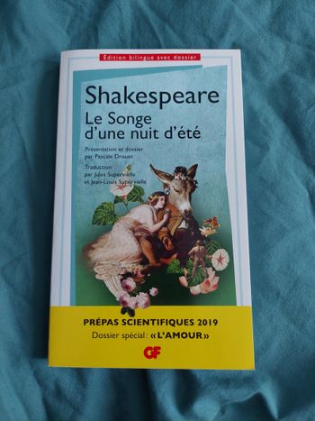 Livre : Le songe d'une nuit d'été de Shakespeare