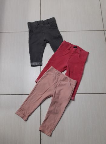 Lot de 3 leggings 9 mois
Bon état