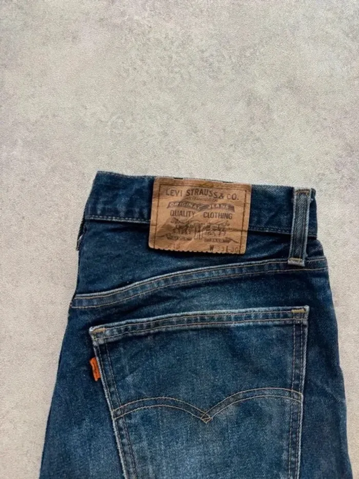 Short Levi's 515 W33 FR42 Bleu Femme Women #SHO128 - photo numéro 2