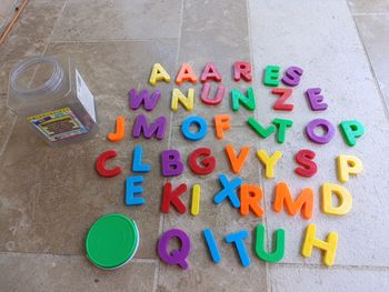 40 lettres magnétiques géantes