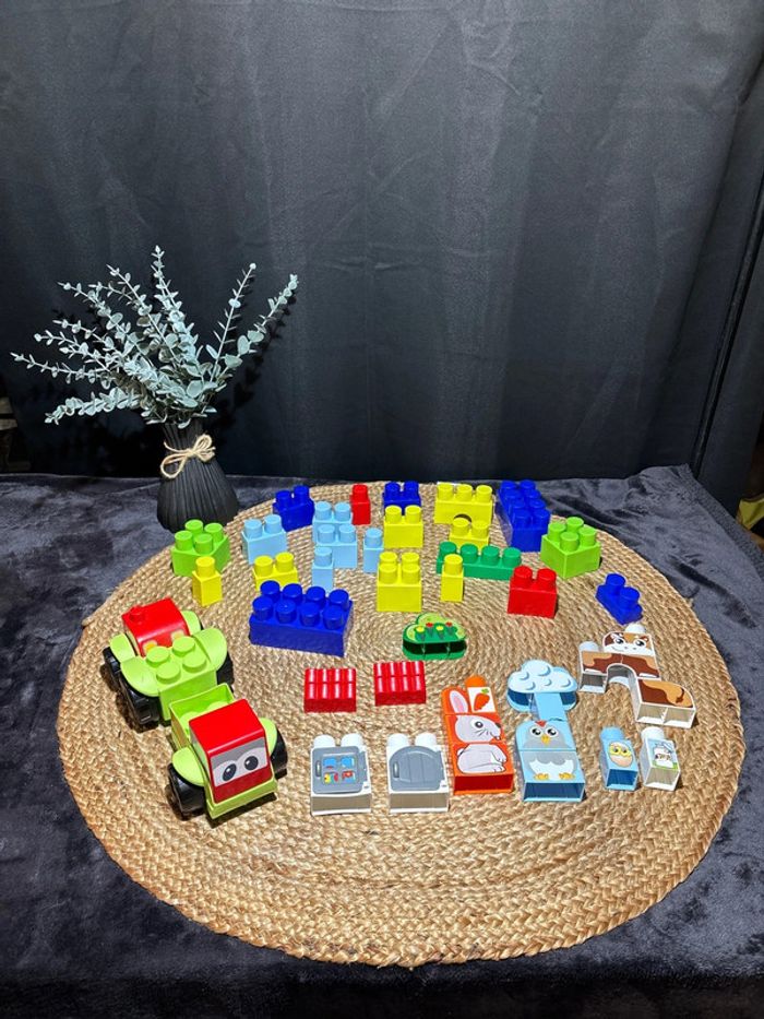 Abrick ecoiffier jeu de construction tracteur