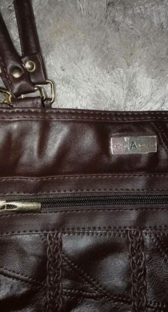 Sac à main et bandoulière 45% cuir 💖 Anderson - photo numéro 2