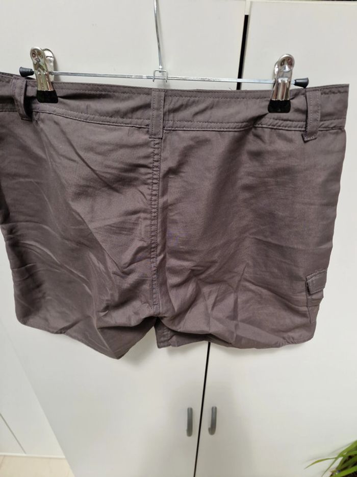 Short De Bain Plage Gris Imprimé Bleu - photo numéro 5