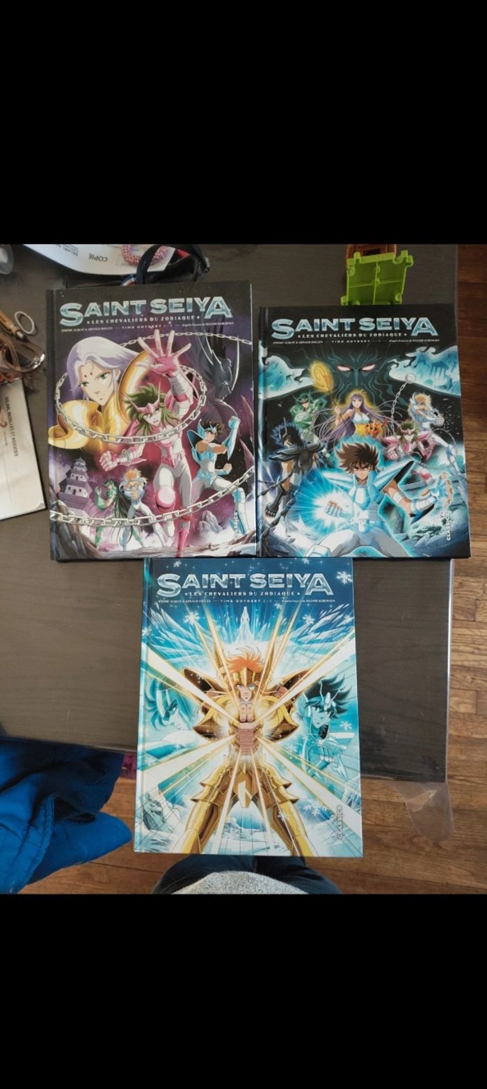 Bd  saint Seiya les chevaliers du zodiaque odyssée (1-2-3