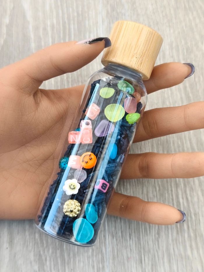 Bouteille sensoriel, jouet d’éveil coloré, retour au calme