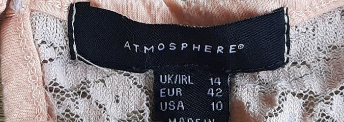 Blouse rose en dentelle, Atmosphere, taille 42 - photo numéro 4