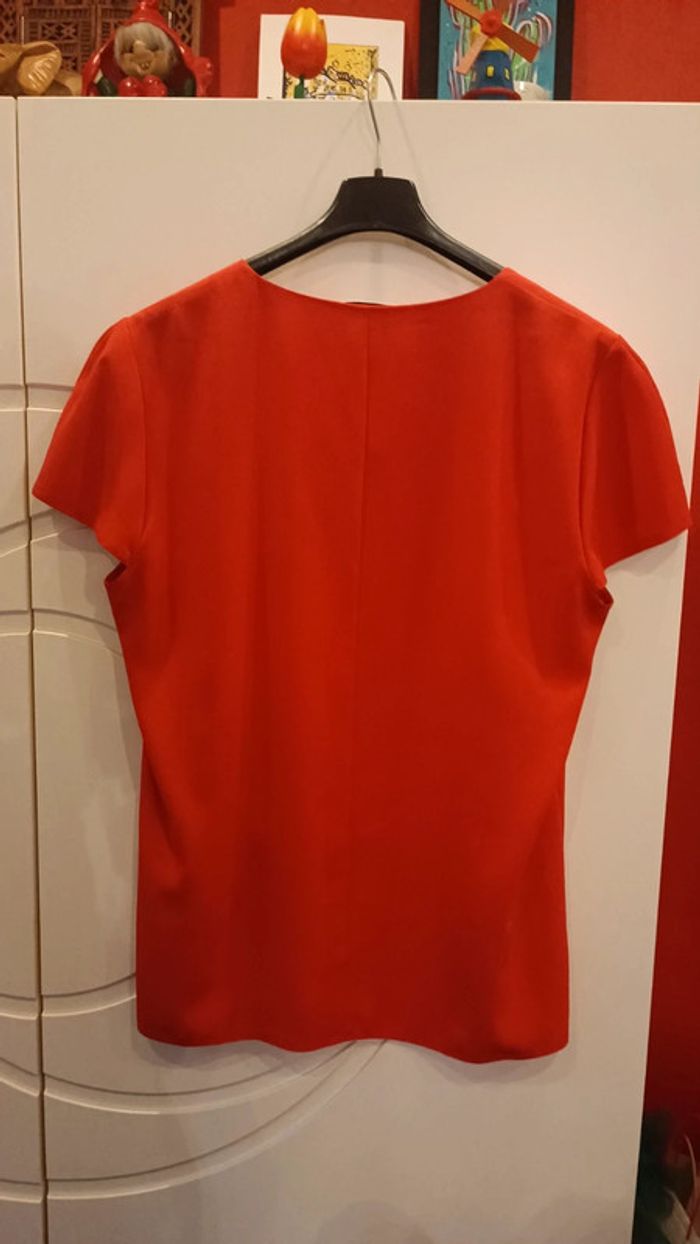Completo 3 pezzi in seta rosso - photo numéro 12