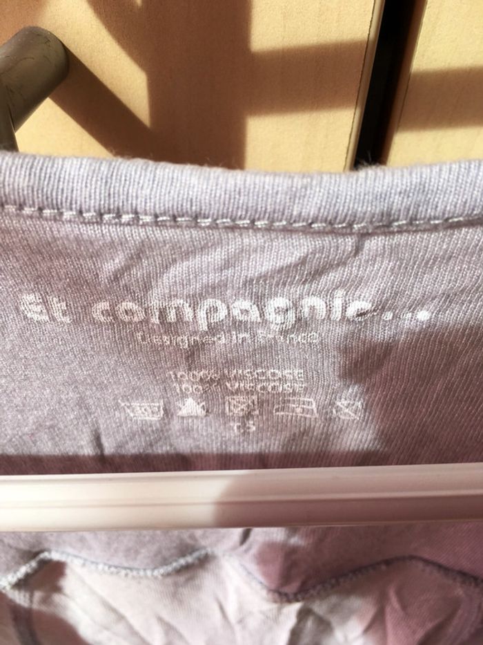 Robe légère gris perle de plage taille 3 Et Compagnie - photo numéro 3
