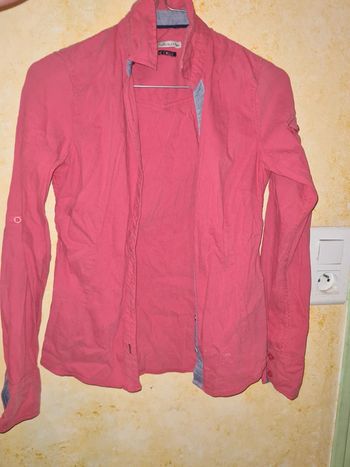 Chemise rose