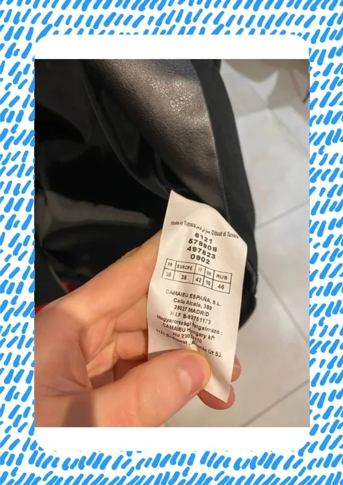 Blazer camaïeu noir 38 M - photo numéro 5