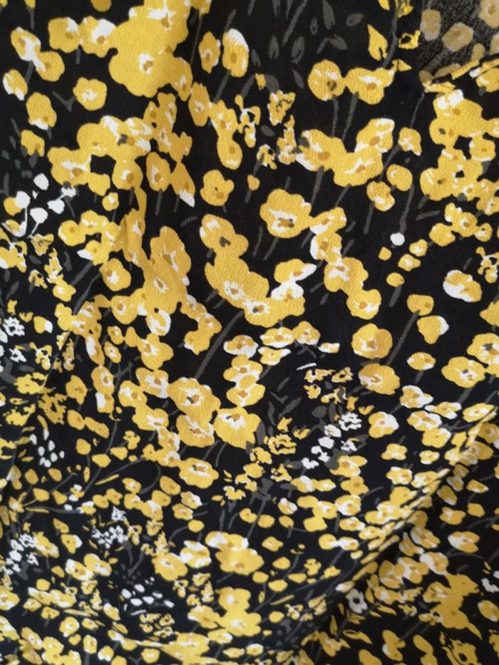 T-shirt Pieces en jaune et noir S - photo numéro 4