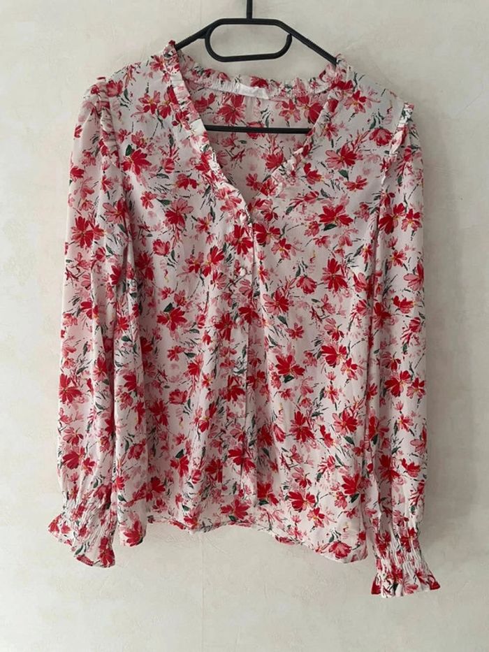 Superbe Blouse Fleurie Emma & Ella Paris - Taille S