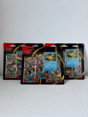 3 tripack mega évolution Pokémon