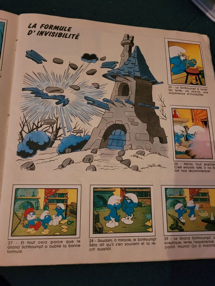 RARE Album Panini complet la Parade des Schtroumpfs Gargamel stickers autocollants collection - photo numéro 8