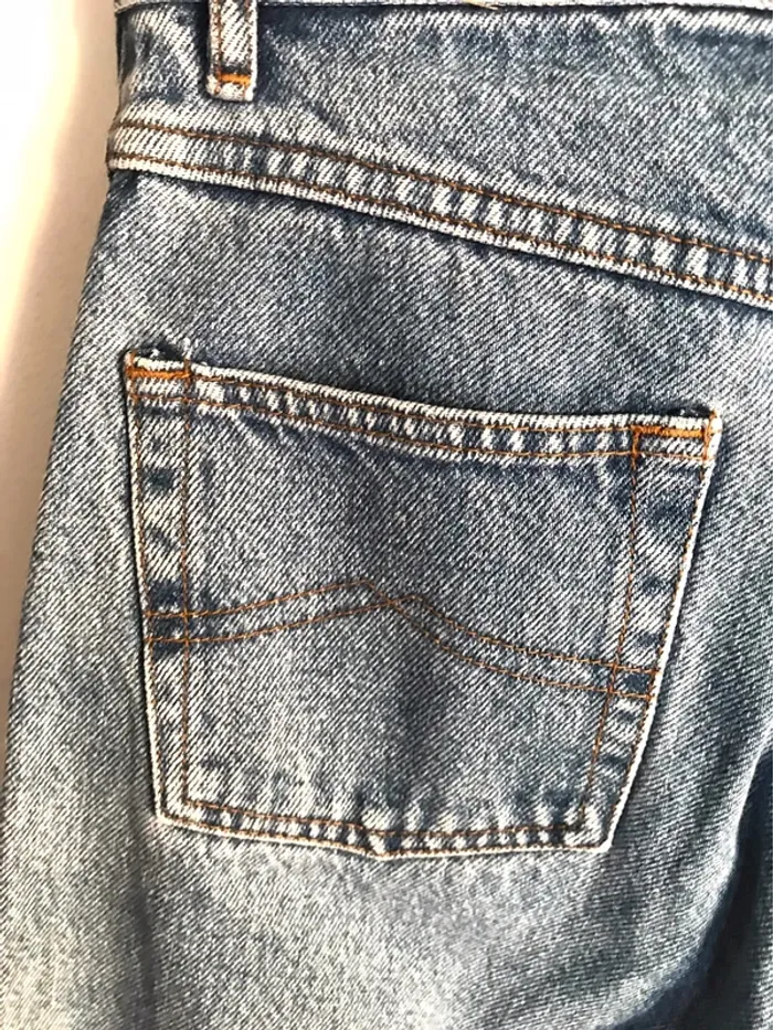 Jean droit taille haute bleu clair taille 34 - photo numéro 7