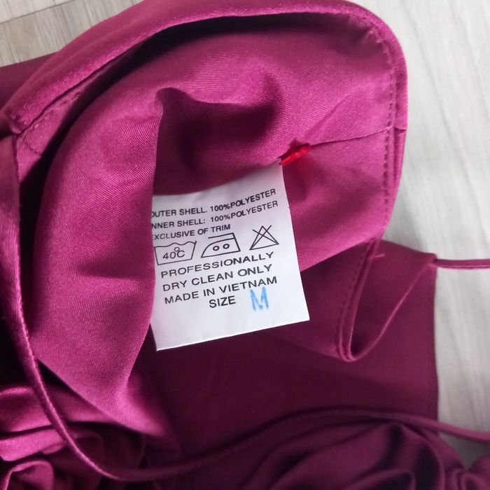 Robe cérémonie de mariage bordeaux taille M - photo numéro 6