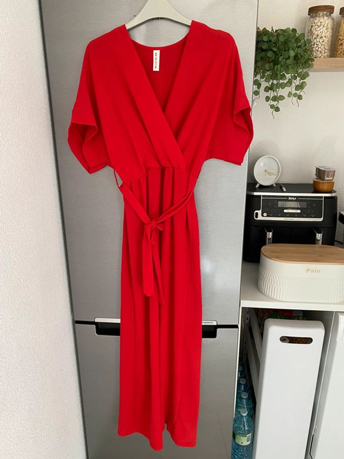 Combinaison été légère rouge New Collection - photo numéro 3