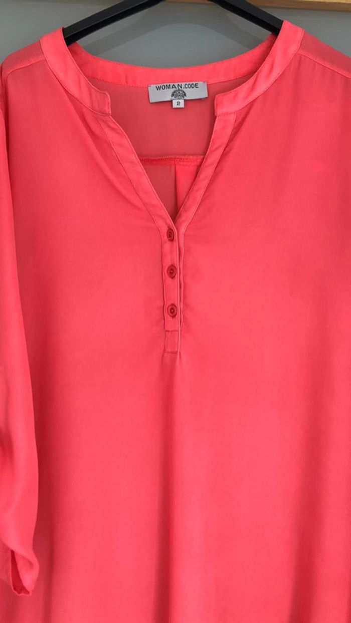 Blouse rose vif - photo numéro 2
