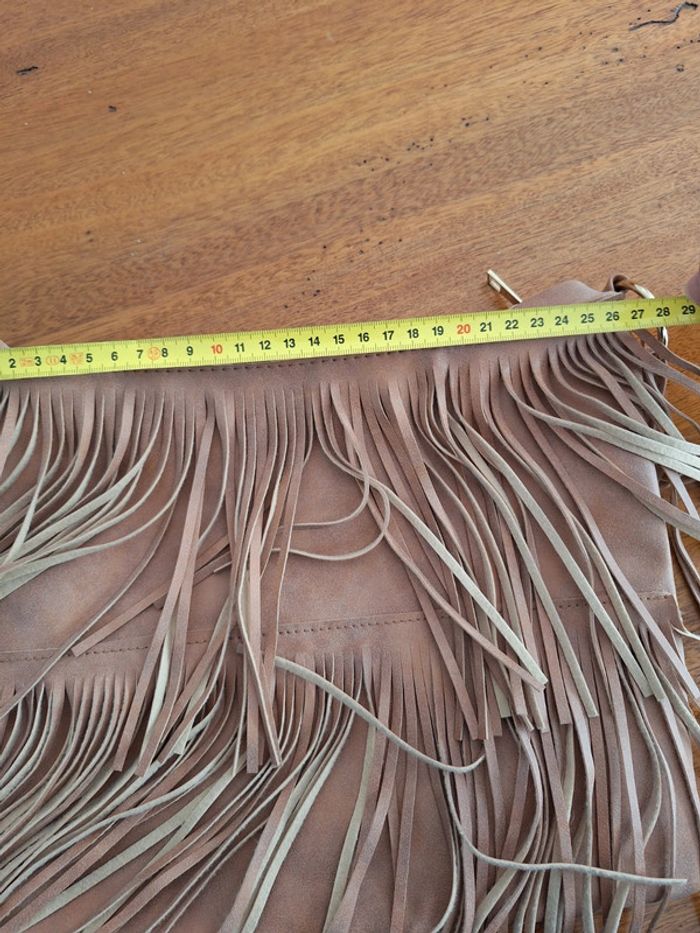 Sac franges camel style vintage - photo numéro 3