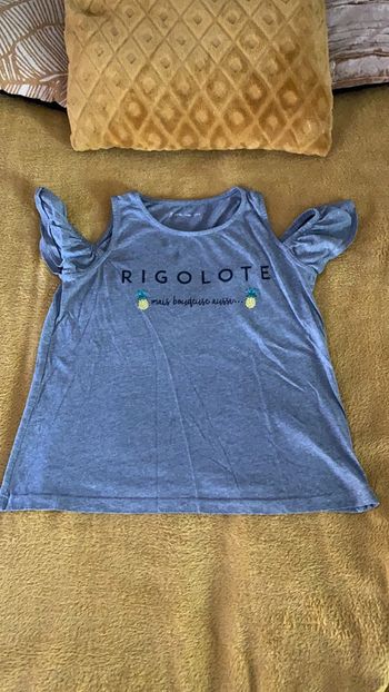 Tee-shirt à volants fille XXS/12ans