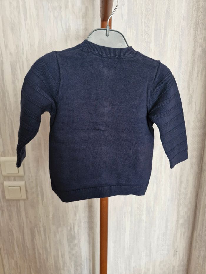 🎯 Gilet zippé bébé - Obaïbi - Taille 12 mois - Coton - photo numéro 6