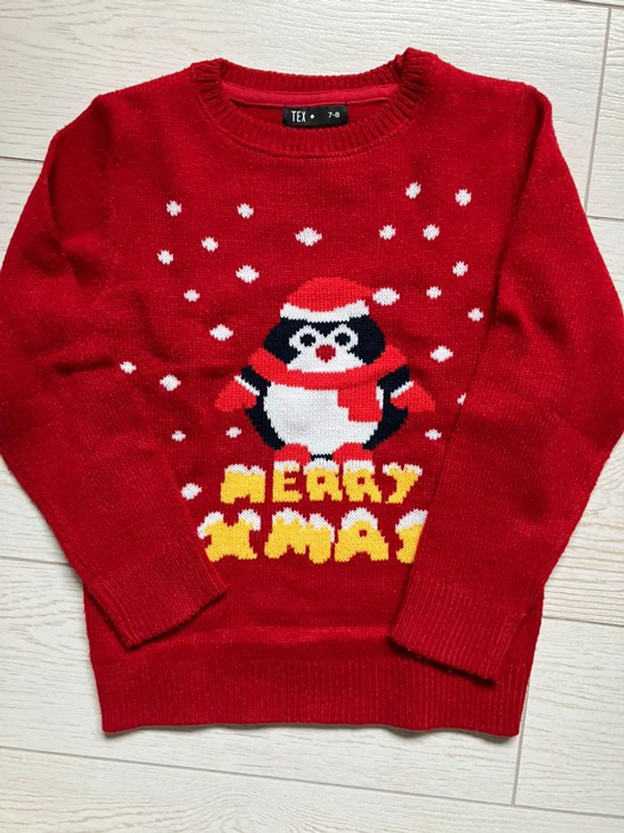 Pull de noël 7-8 ans