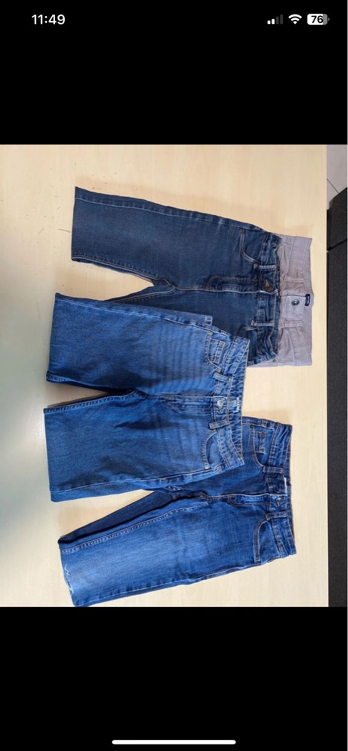 Lot jeans garçon