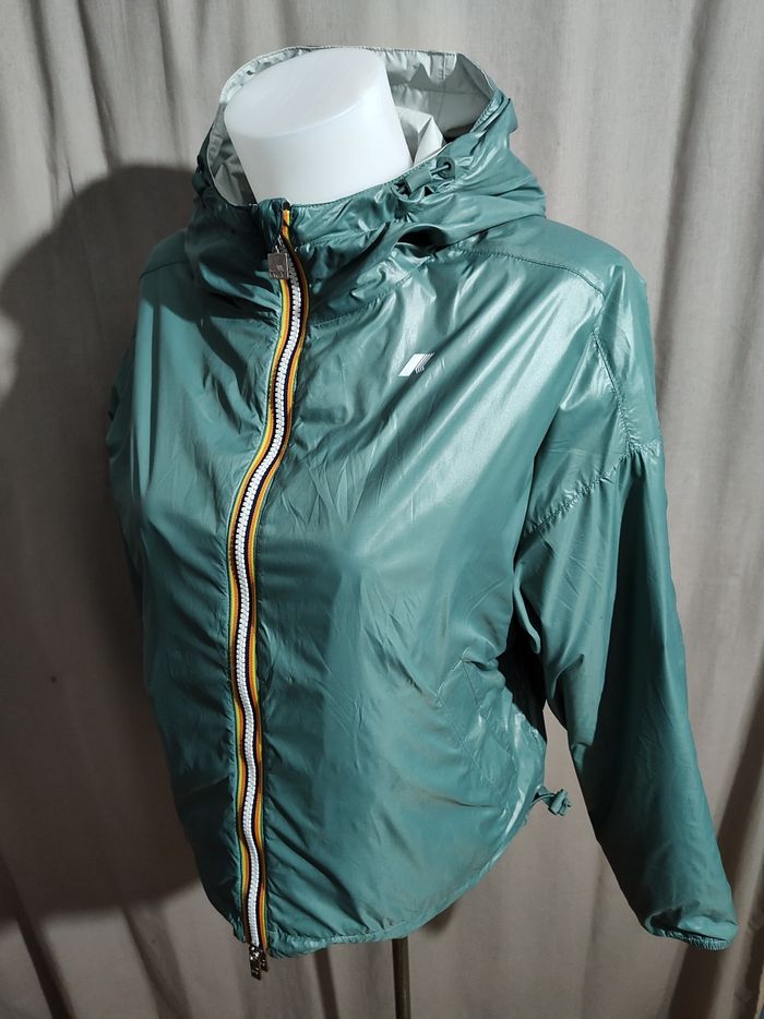 Veste k-way imperméable authentique pour femme, réversible - photo numéro 5