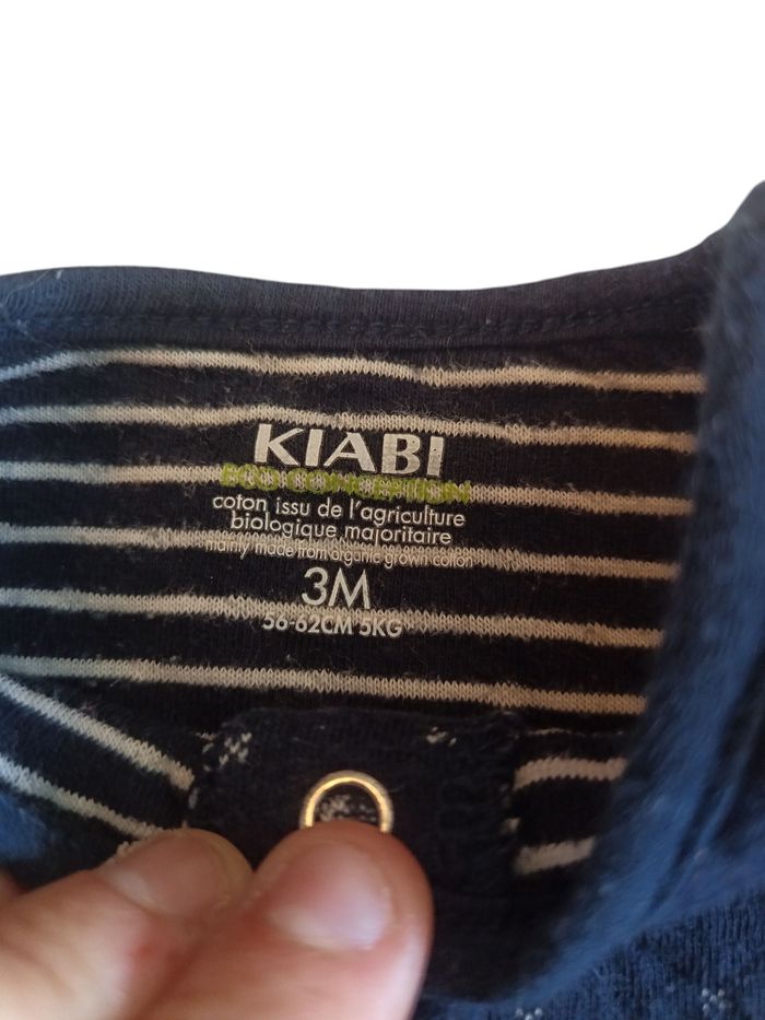 Gilet bleu marine 3 mois Kiabi - photo numéro 3