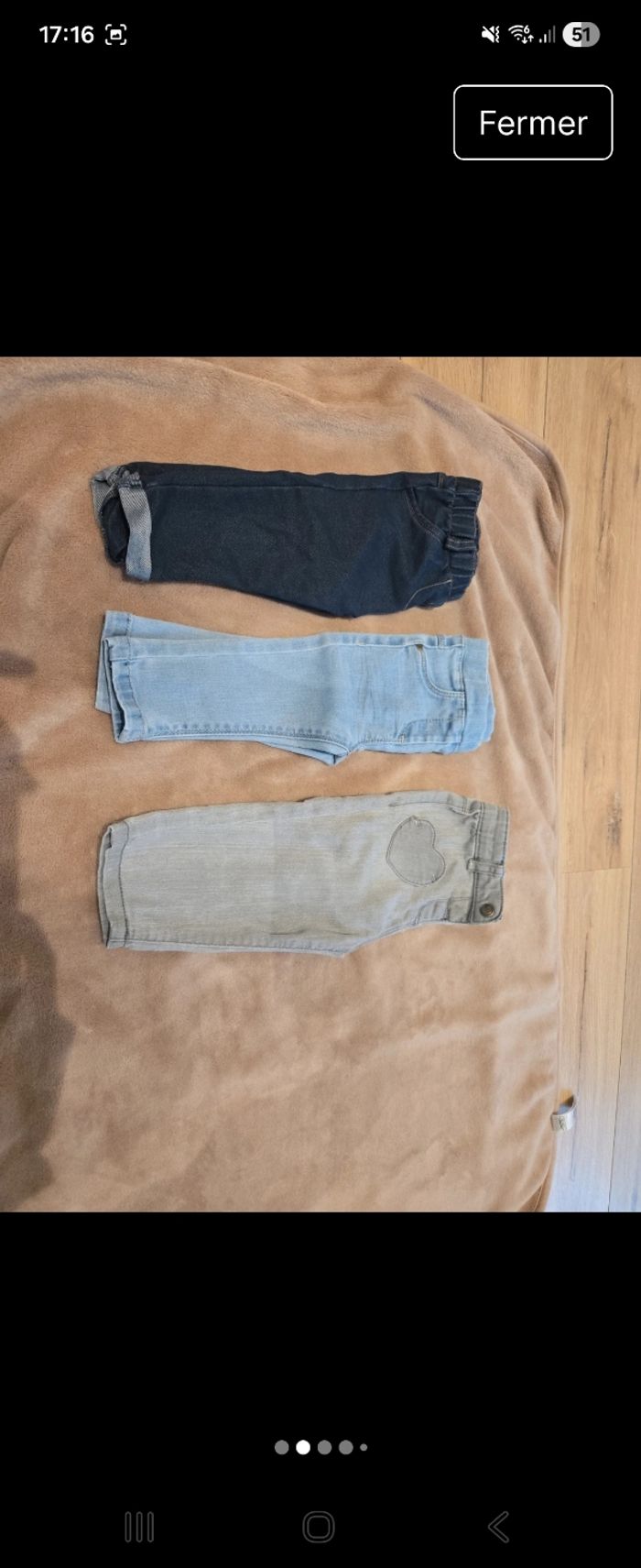 Lot de 8 jeans 12 mois - photo numéro 2