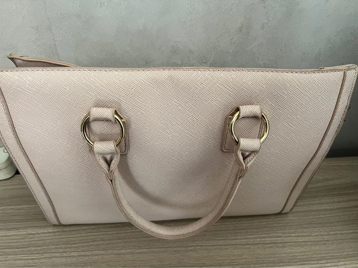 Sac à main rose poudré - photo numéro 7