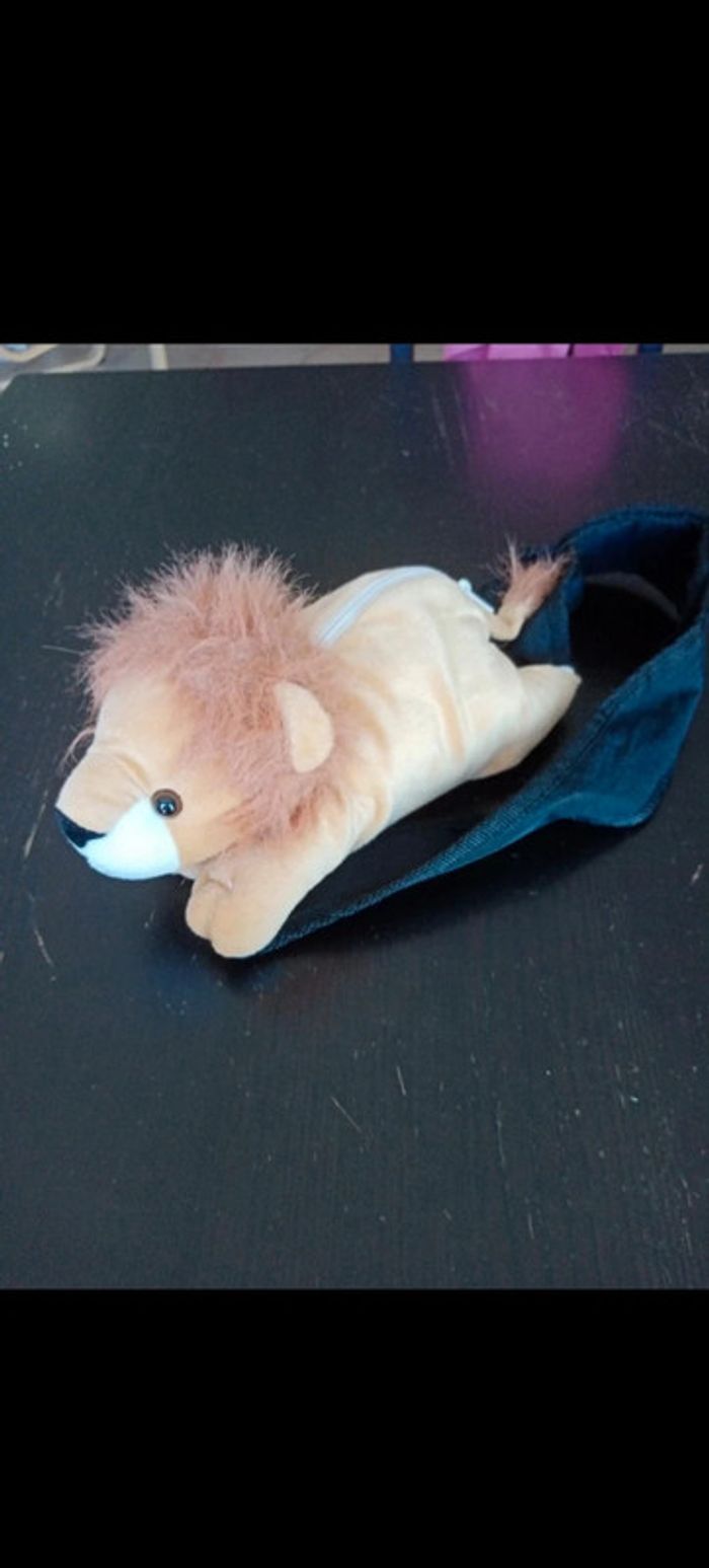 Sac doudou lion
