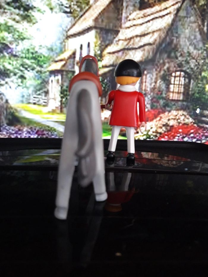 Playmobil Equitation 3855 Cavalière et son cheval 1996 centre équestre - photo numéro 3