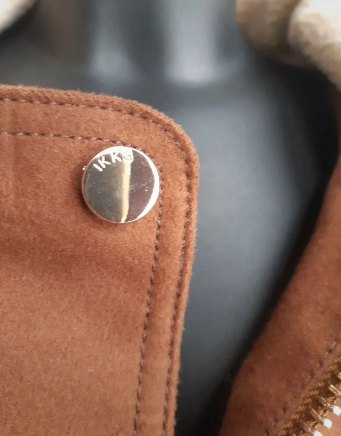 Ikks manteau chaud style mouton retourné T.38 - photo numéro 15