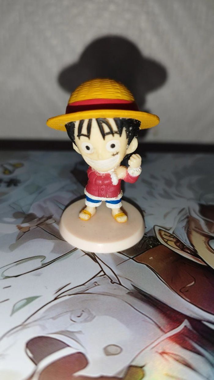 Figurine Mugiwara Monkey D Luffy One Piece Mini big head Plex popy figure anime heroes