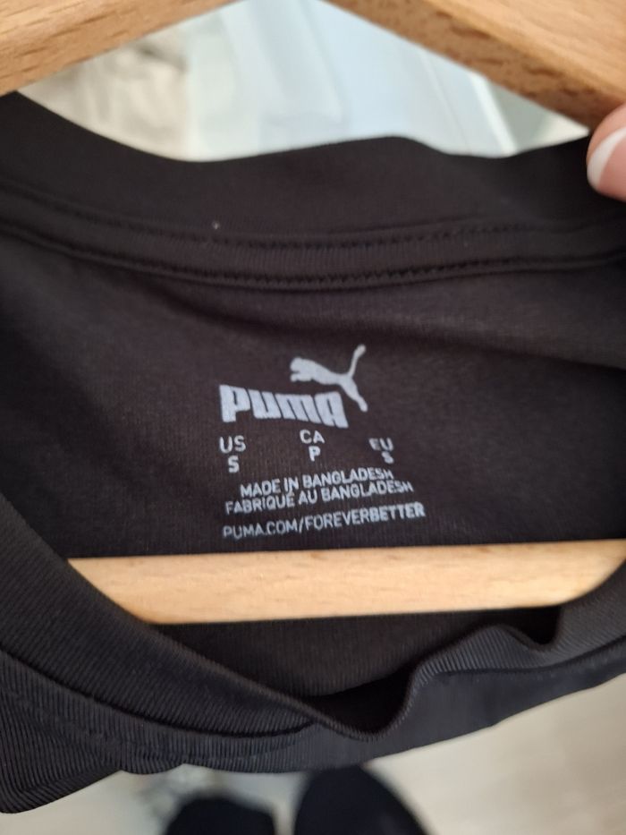 T-shirt noir puma sport - photo numéro 4