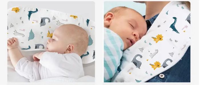 Bavoir absorbant réutilisable bébé maternité - photo numéro 2