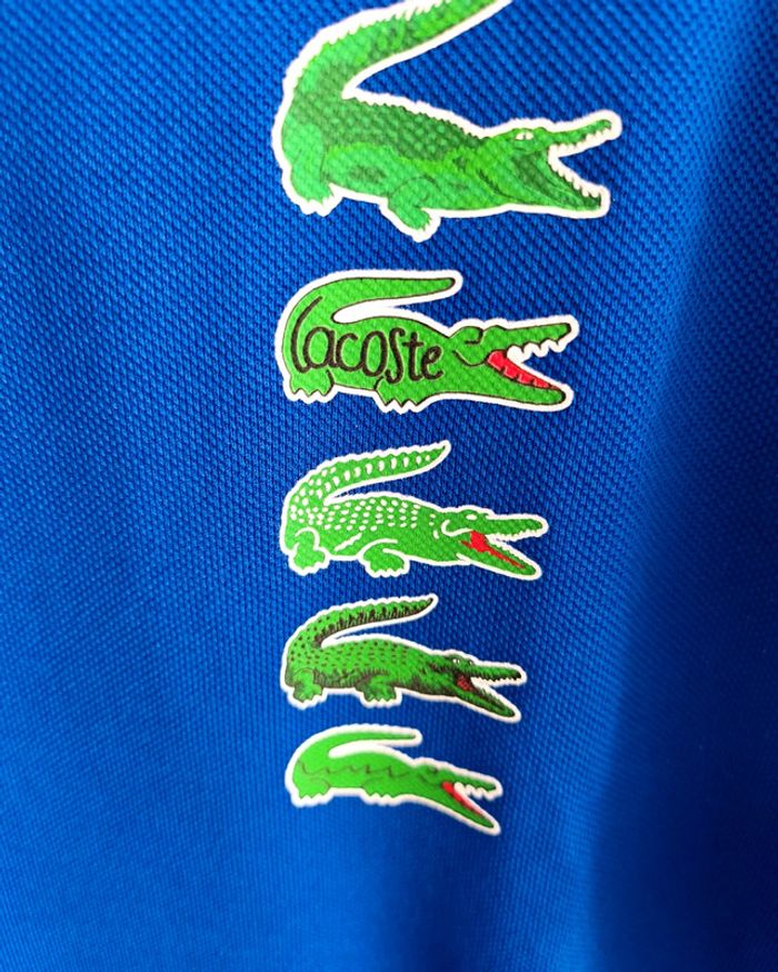 Robe Lacoste col Claudine bleu taille 10 ans - photo numéro 15