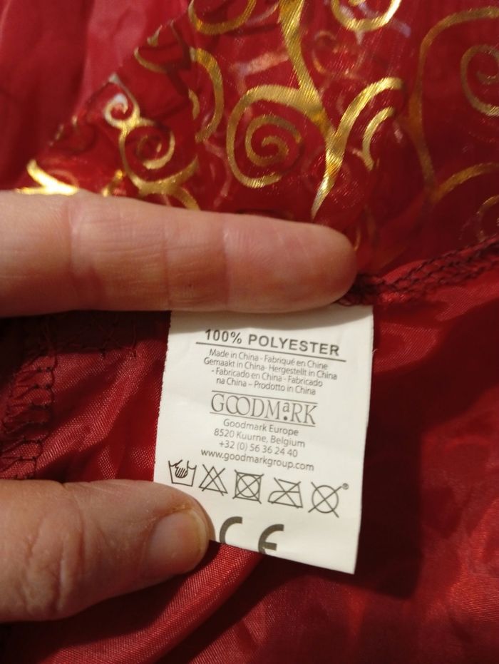 Robe bordeaux princesse orientale 8ans - photo numéro 9