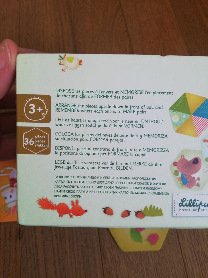 Jeu de mémoire Memo Forest - photo numéro 3